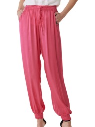παντελόνι υφασμάτινο mexx with drawstring fl1344033w-hot pink γυναικείο