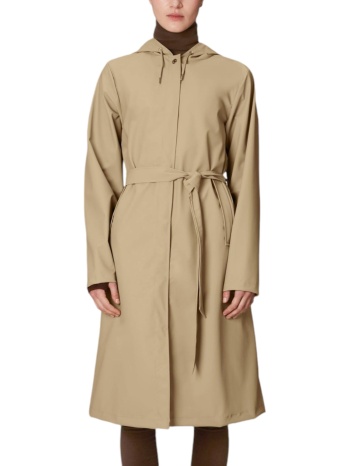 αδιάβροχο rains a-line longer jacket w3 12040-sand γυναικείο
