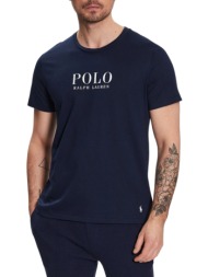 μπλούζα κοντομάνικη polo ralph lauren crew sleep 714899613003-navy ανδρικό