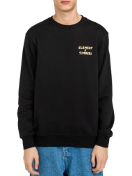 μπλούζα μακρυμάνικη element timber captured crew elysf00194-fbk ανδρικό