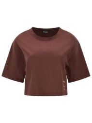 μπλούζα κοντομάνικη freddy με στάμπα peanuts f3wmct2-m36 γυναικείο