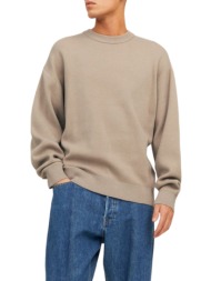 μπλούζα μακρυμάνικη jack & jones jorray knit 12242512-atmosphere ανδρικό