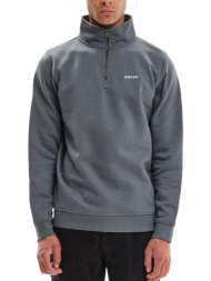 μπλούζα μακρυμάνικη emerson half zip sweatshirt 232.em20.31-stone grey ανδρικό
