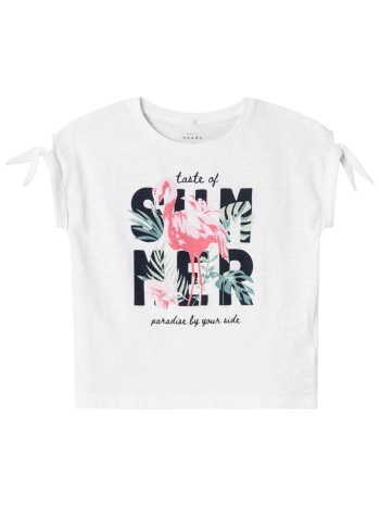 μπλούζα κοντομάνικη name it nkfveet 13228191-bright white  σε προσφορά