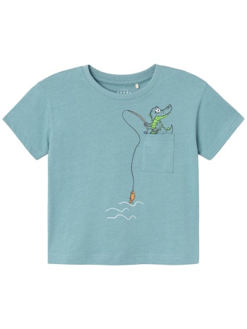 μπλούζα κοντομάνικη name it nmmvilian boxy 13228217-mineral σε προσφορά