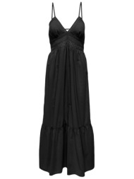 φόρεμα only onlfilli life strap ankle wvn 15322968-black γυναικείο