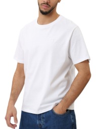 μπλούζα κοντομάνικη pepe jeans drop 0 connor pm509206-800-white ανδρικό