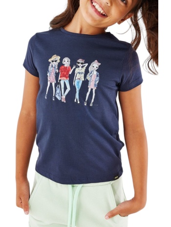 μπλούζα κοντομάνικη mexx artwork tu2197023g-navy κορίτσι σε προσφορά