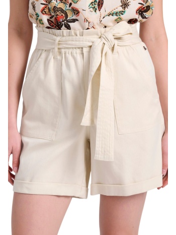 σορτς funky buddha με ρεβέρ & υφασμάτινη ζώνη σε προσφορά