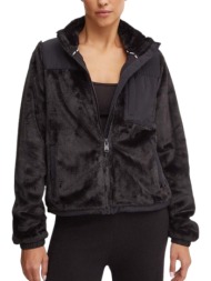 μπουφάν dkny full zip hybrid with pockets dp4j9520-bsv-black silver γυναικείο
