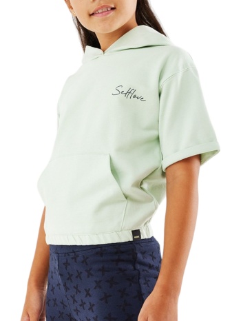 μπλούζα κοντομάνικη mexx cropped hoody zn1835023g-mint σε προσφορά