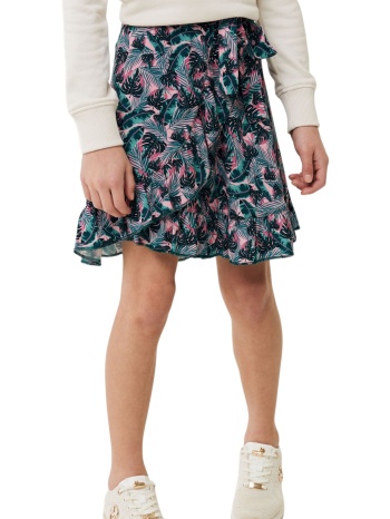 φούστα mexx floral printed wrap tu1711033g-salmon pink σε προσφορά