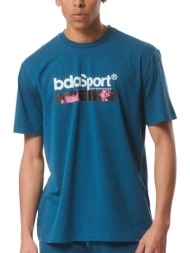 μπλούζα κοντομάνικη body action essential branded 053419-04b ανδρικό