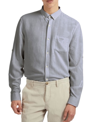 πουκάμισο μακρυμάνικο guess collins flower m3gh66wfdt0-g7hx σε προσφορά