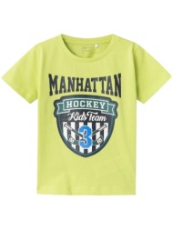 μπλούζα κοντομάνικη name it nmmberte 13226080-wild lime αγόρι