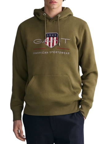 μπλούζα μακρυμάνικη gant reg archive shield hoodie σε προσφορά