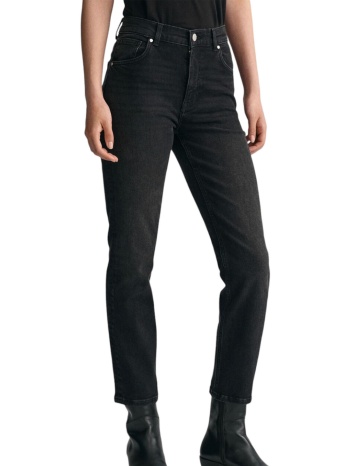 παντελόνι jean gant black cropped slim 4100215-951 γυναικείο σε προσφορά