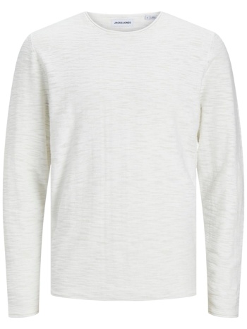 μπλούζα μακρυμάνικη jack & jones jjslub knit ps24 σε προσφορά