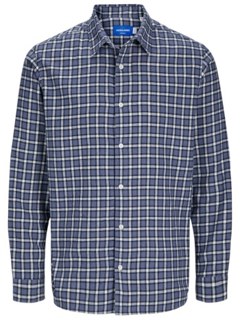 πουκάμισο μακρυμάνικο jack & jones jorjoshua flannel check σε προσφορά