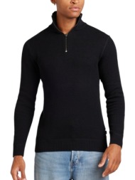 πουλόβερ jack & jones jprbluchrister knit half zip 12259644-black beauty ανδρικό