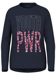 μπλούζα μακρυμάνικη name it nkfvix 13220263-dark sapphire κορίτσι