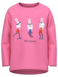 μπλούζα μακρυμάνικη name it vix 13220302-pink cosmos κορίτσι