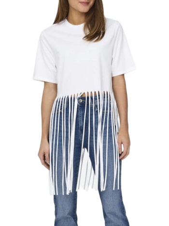 top only onlzinna fringe box jrs 15325262-bright white σε προσφορά