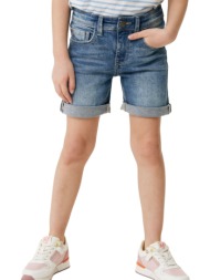 σορτς mexx juno mid waist slim leg jeans bm0526033g-light vintage κορίτσι