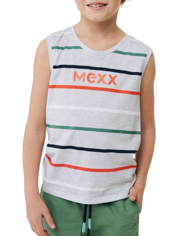 μπλούζα αμάνικη mexx striped tu2019033-01b-grey melee αγόρι σε προσφορά