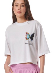 μπλούζα κοντομάνικη body action relaxed fit graphic 051429-02 γυναικείο