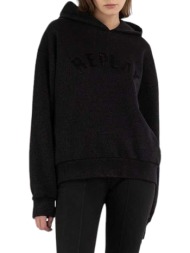 μπλούζα μακρυμάνικη replay lurex fleece w3637g.000.22672-040 γυναικείο