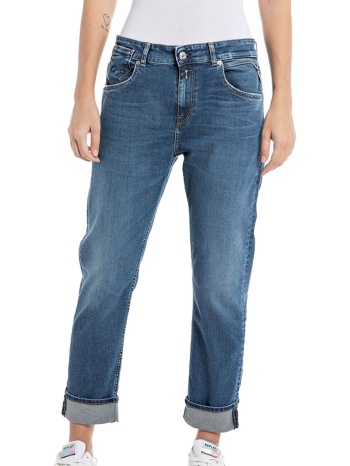 παντελόνι jean replay garment dyed stretch velvet σε προσφορά