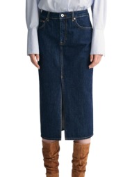 φούστα gant slim denim pencil 4400103-960 γυναικείο