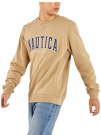 μπλούζα μακρυμάνικη nautica brayden φουτερ n1k01296-204 σε προσφορά