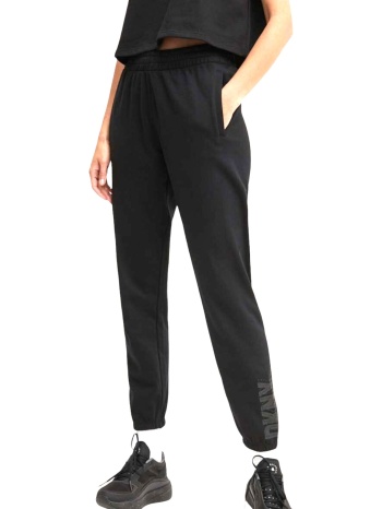 παντελόνι υφασμάτινο dkny αθλητικό με logo dp4p3394-blk σε προσφορά