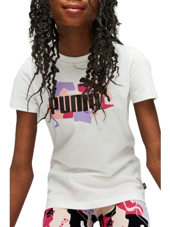 μπλούζα κοντομάνικη puma ess street art 673506-02 κορίτσι σε προσφορά