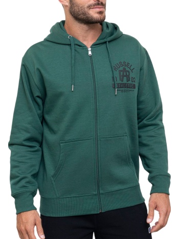 ζακέτα russell athletic interlink zip through hoody σε προσφορά