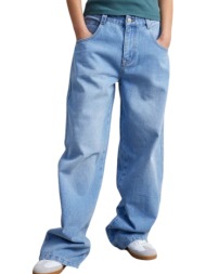 παντελόνι jean 24 colours φαρδιά γραμμή 80367-blue γυναικείο