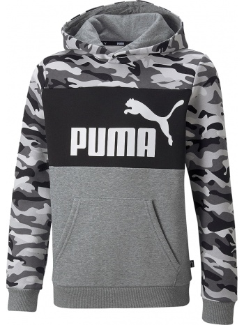 μπλούζα μακρυμάνικη puma ess+ camo hoodie fl b 847343-01 σε προσφορά