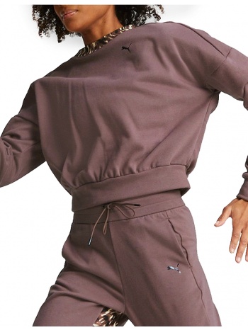 μπλούζα μακρυμάνικη puma safari glam crew 522244-75 σε προσφορά