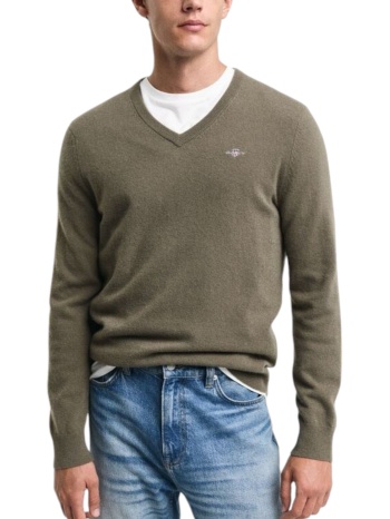 πουλόβερ gant extrafine lambswool v-neck σε προσφορά