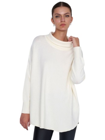μπλούζα μακρυμάνικη ale πλεκτή oversized 8p19386e-vanilla σε προσφορά