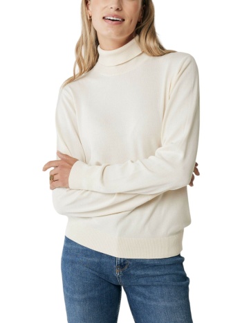 πουλόβερ mexx emily basic turtle neck knit jo0933036w-pearl σε προσφορά