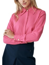 πουκάμισο μακρυμάνικο mexx pointy collar tu0413036w-fuchsia γυναικείο