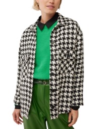 ζακέτα mexx oversized bouclé tu0416026w-black γυναικείο