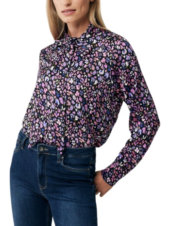 μπλούζα μακρυμάνικη mexx all over animal printed with σε προσφορά