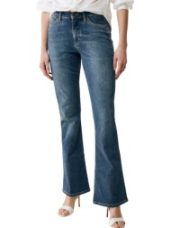 παντελόνι jean mexx evy high waist flared bm0505026w-dark blue γυναικείο