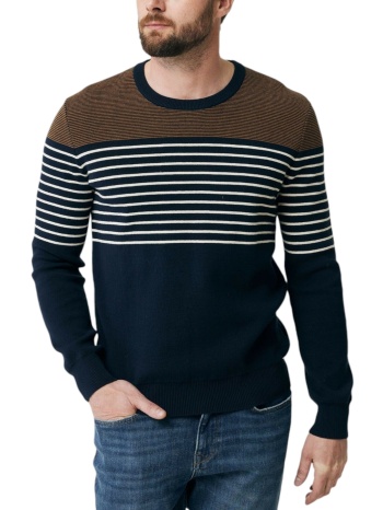 πουλόβερ mexx colorblock th09132036m-navy ανδρικό σε προσφορά
