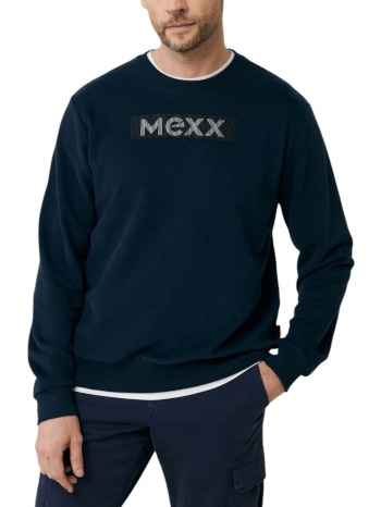 μπλούζα μακρυμάνικη mexx crew neck with rubber chest σε προσφορά