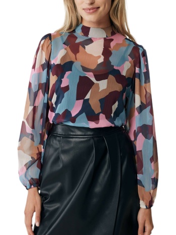 μπλούζα μακρυμάνικη mexx printed high neck σε προσφορά